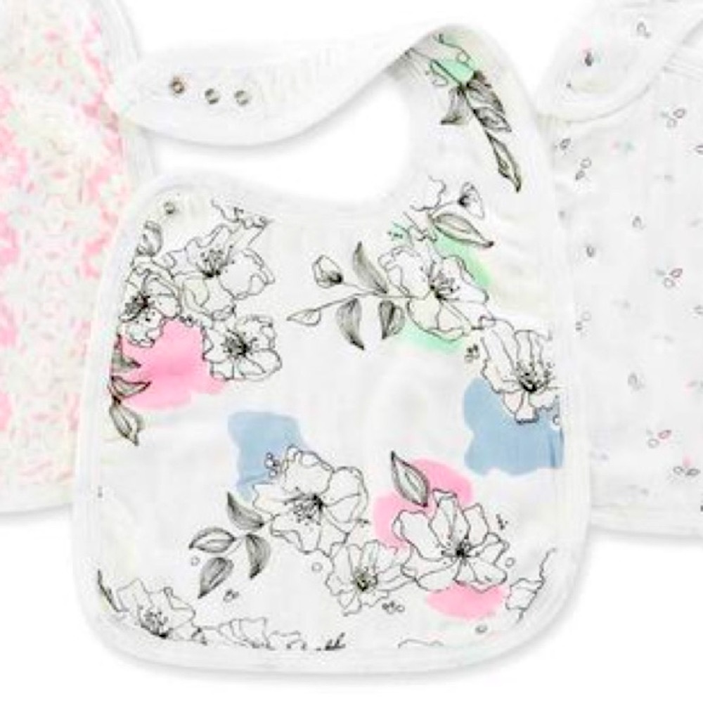 Aden + Anais Silky Soft Snap Bibs, 3 Pack - Picture 3 of 9